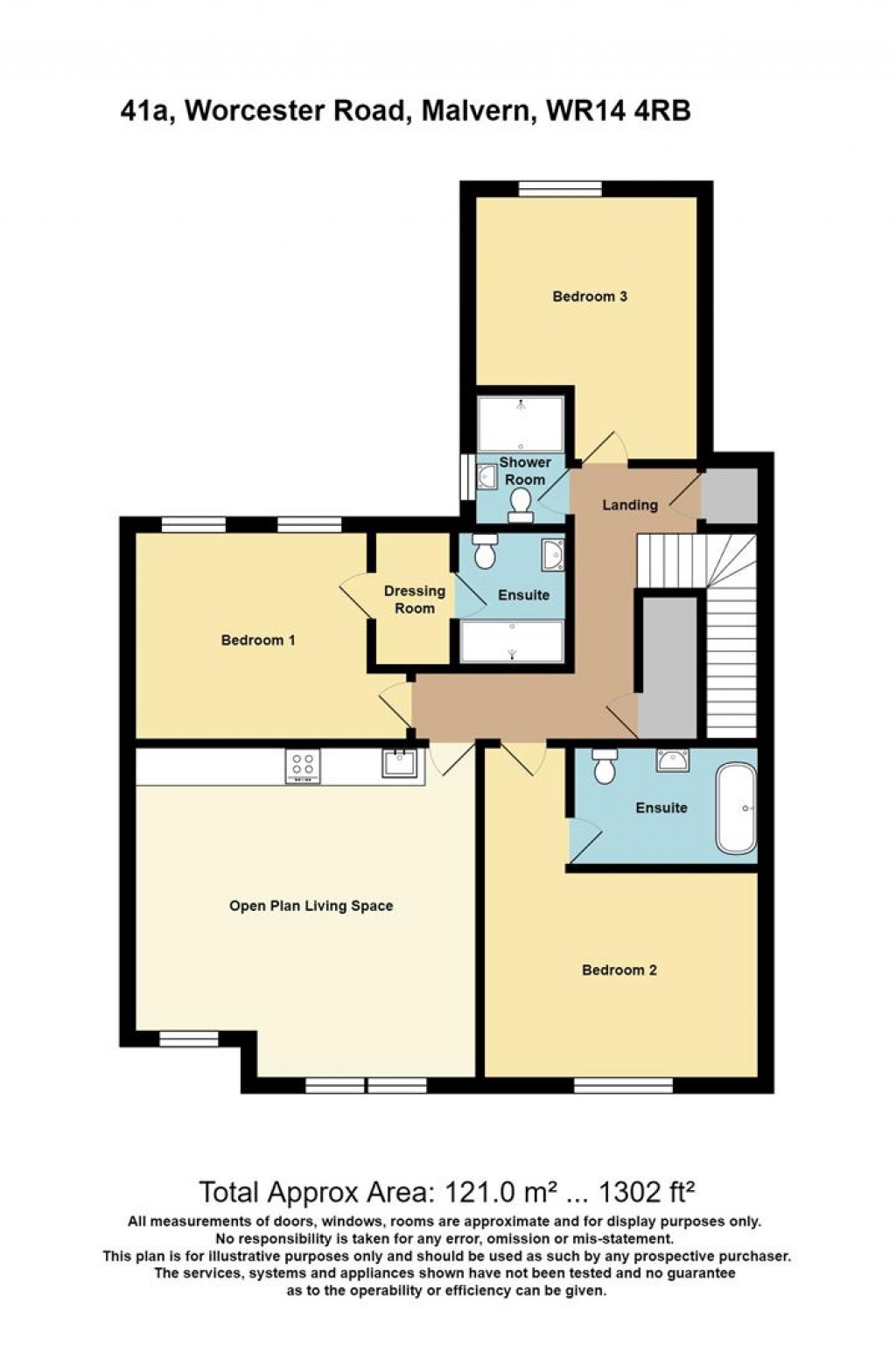 Floorplans For Worcester Road, Malvern