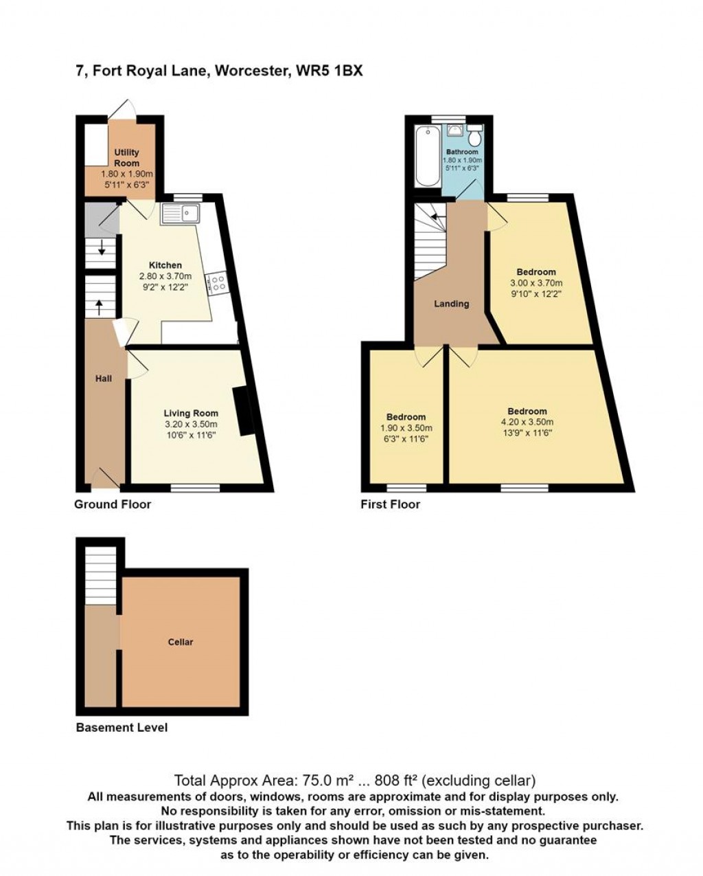 Floorplans For Fort Royal Lane, Worcester