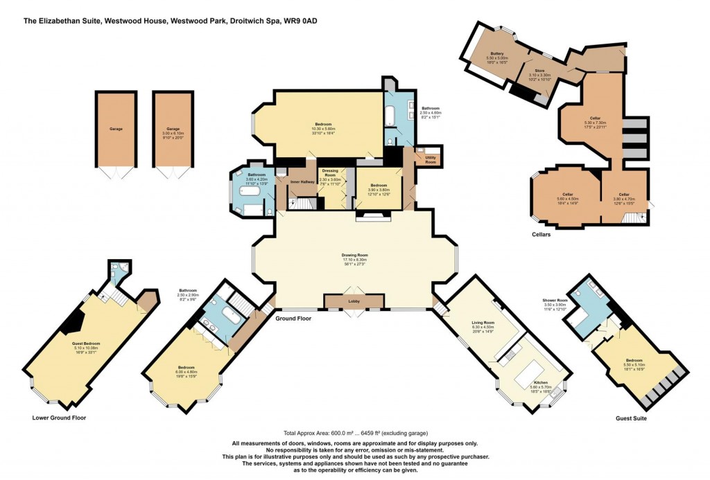 Floorplans For Westwood Park, Droitwich