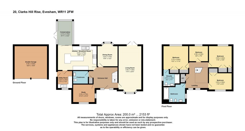 Floorplans For Clarks Hill Rise, Evesham