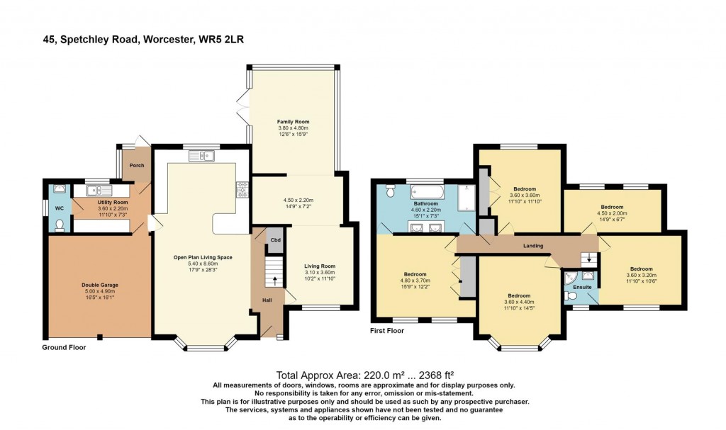 Floorplans For Spetchley Road, Worcester