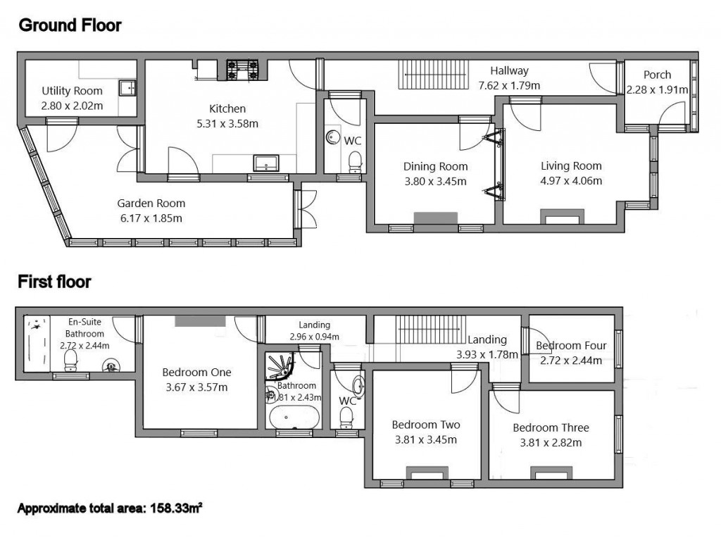 Floorplans For Hornyold Avenue, Malvern