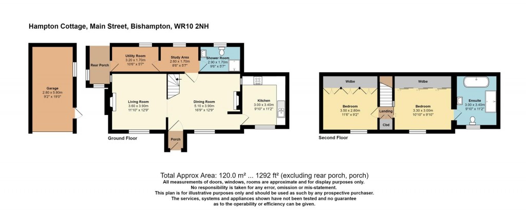 Floorplans For Main Street, Bishampton, Pershore