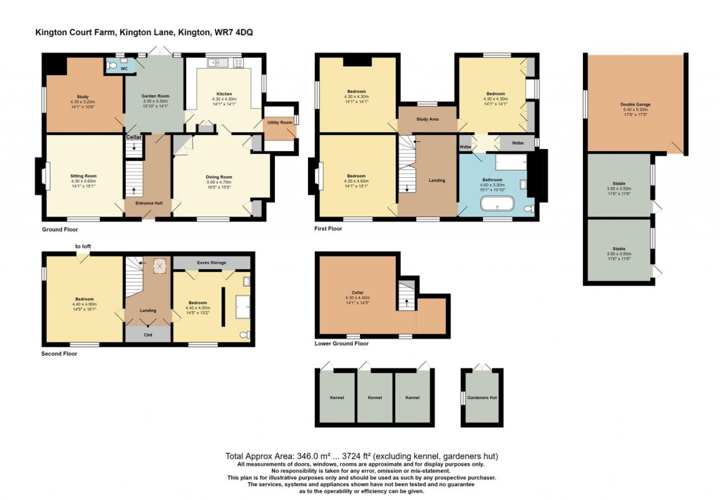 Floorplans For Kington, Worcestershire