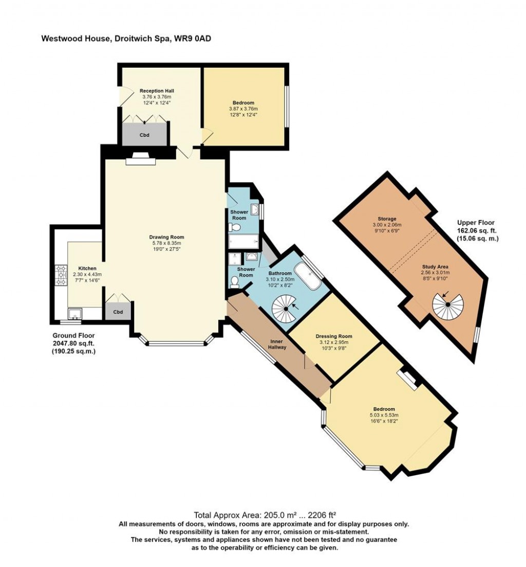 Floorplans For Westwood Park, Droitwich