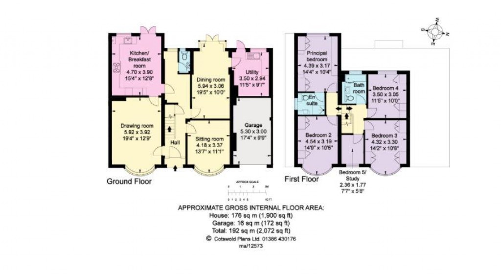 Floorplans For Redcliffe Street, Worcester