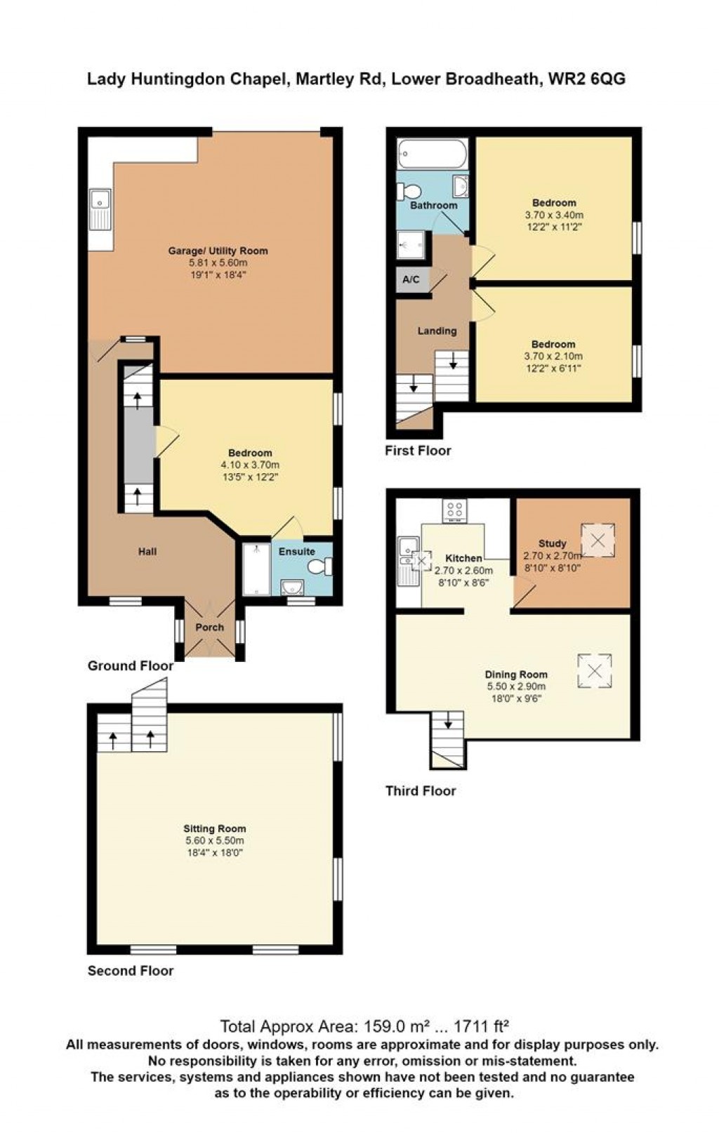 Floorplans For Martley Road, Lower Broadheath, Worcester