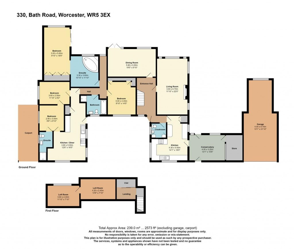 Floorplans For Bath Road, Worcester