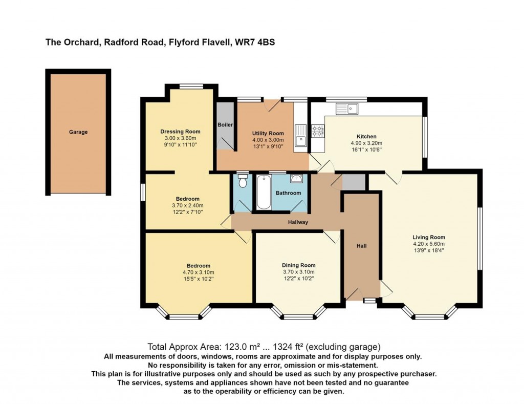 Floorplans For Flyford Flavel, Worcester