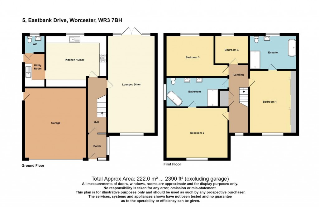 Floorplans For Eastbank Drive, Worcester