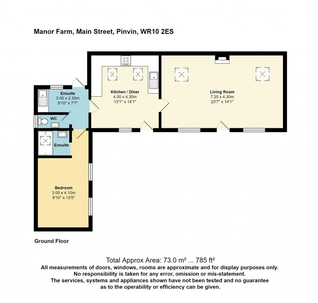 Floorplans For Main Street, Pinvin, Pershore