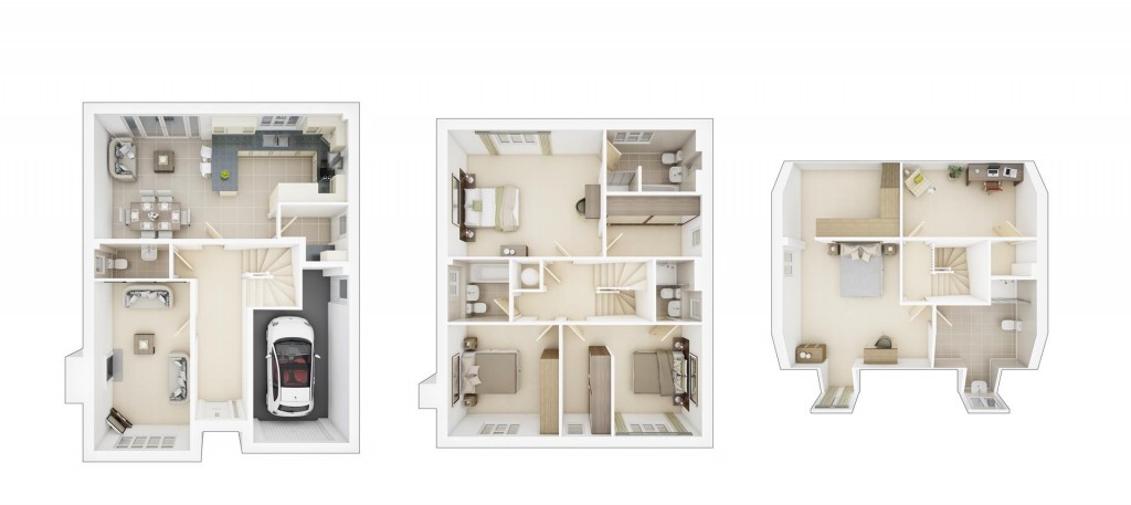 Floorplans For Worcester Road, Upton Snodsbury, Worcester