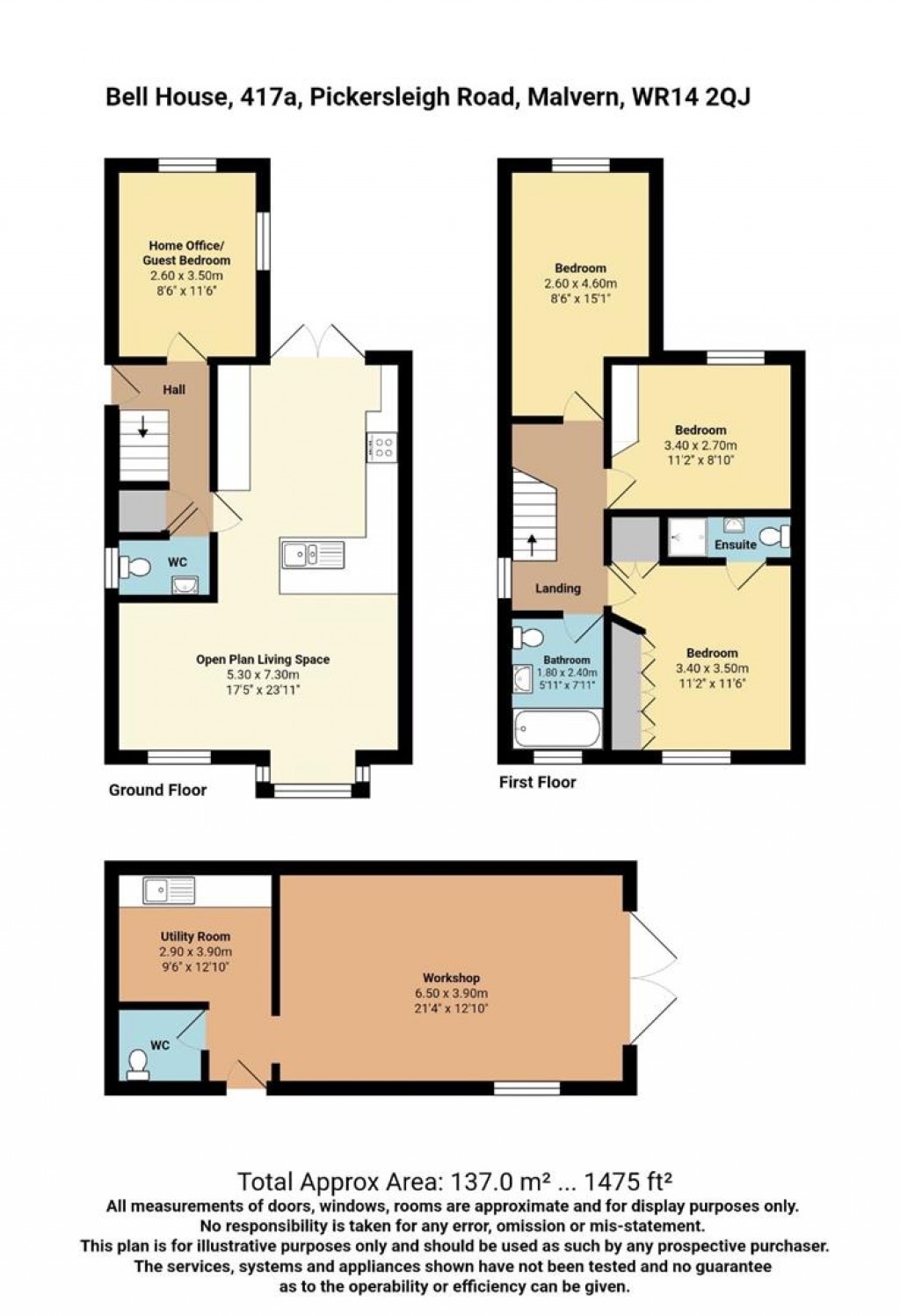 Floorplans For Pickersleigh Road, Malvern