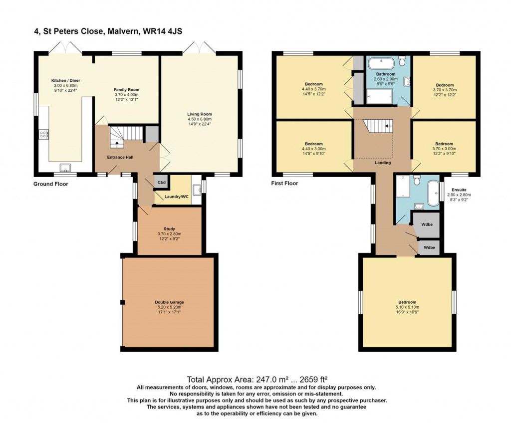 Floorplans For St. Peters Close, Malvern