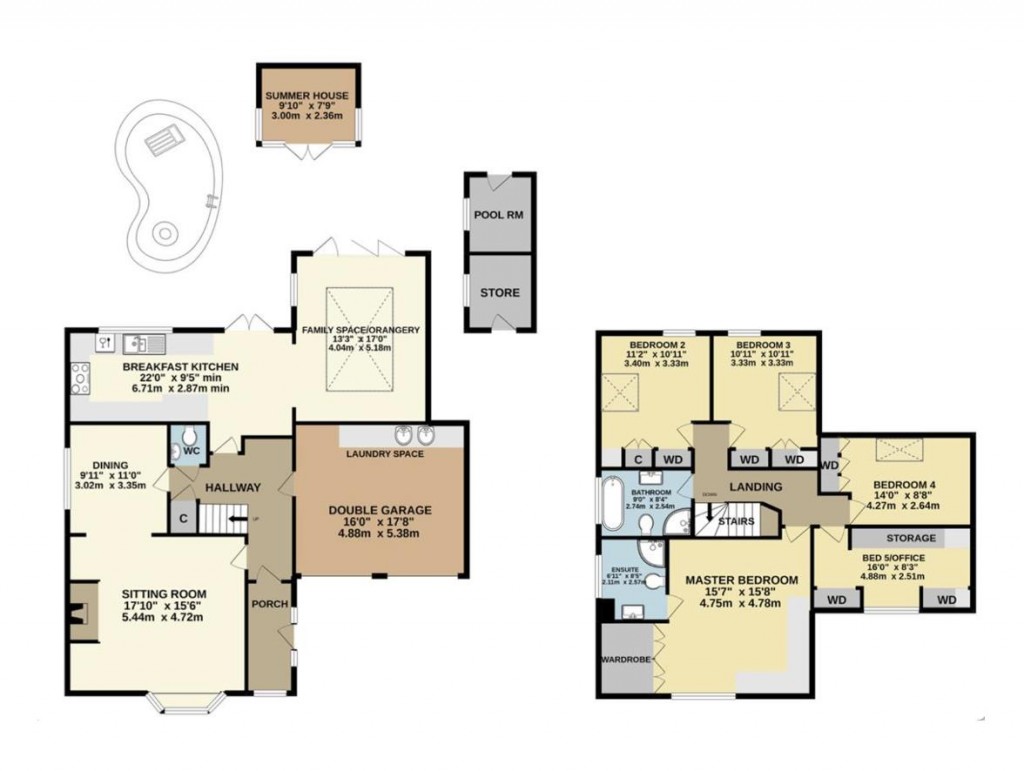 Floorplans For Areley Common, Stourport-On-Severn