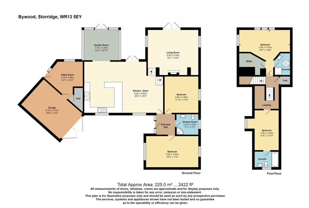 Floorplans For Storridge, Malvern