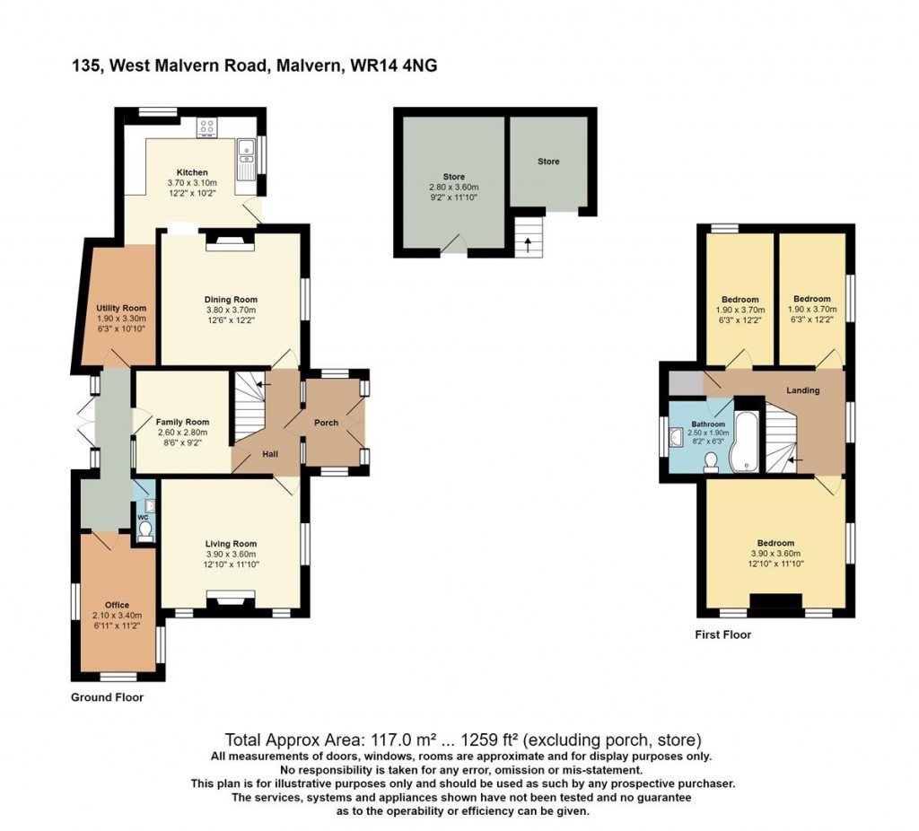 Floorplans For West Malvern Road, Malvern