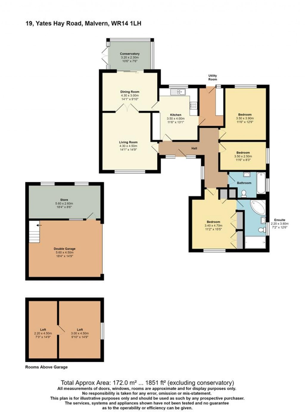 Floorplans For Yates Hay Road, Malvern