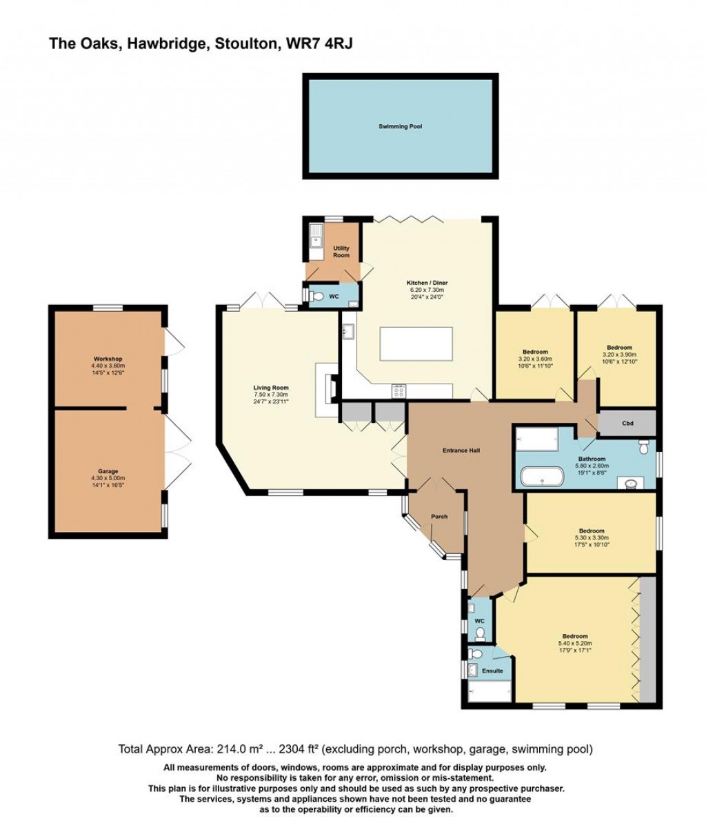 Floorplans For Hawbridge, Stoulton, Worcester